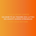Sur un fond orange dégradé se trouvent les mots “Chaque enfant compte” et “Every child matters”, au milieu desquels se trouvent les mots “Solidarité au travers des luttes” et “Solidarity across struggles”.